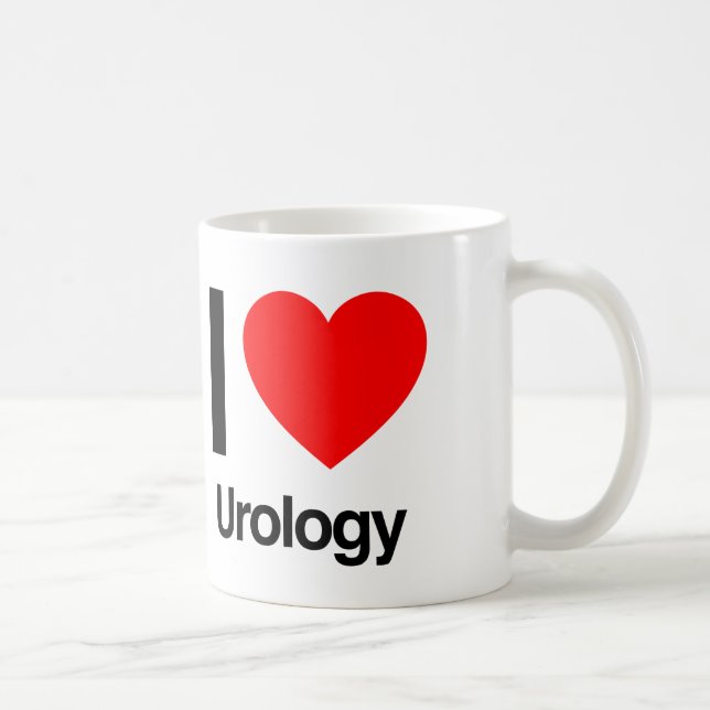 Caneca De Café eu amo urologia (Direita)