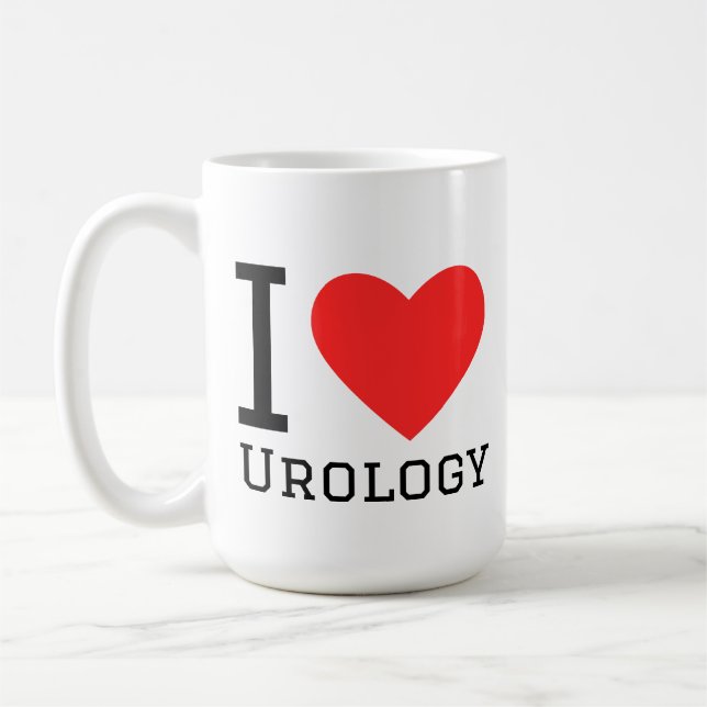 Caneca De Café Eu amo urologia (Esquerda)