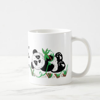 Caneca De Café Eu Amo Ursos Panda