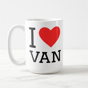 Caneca De Café Eu amo van