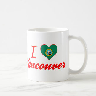 Caneca De Café Eu amo Vancôver, Washington