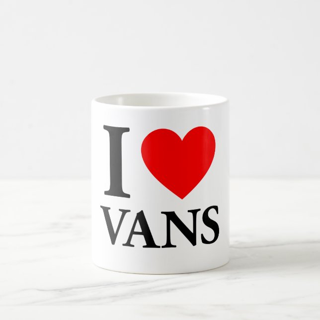 Caneca De Café Eu Amo Vans (Centro)