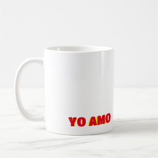 Caneca de café Eu amo Venezuela, personalizável