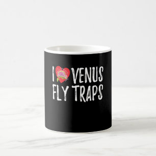 Caneca De Café Eu Amo Vênus Flytrap Carnívoro Morde-Me