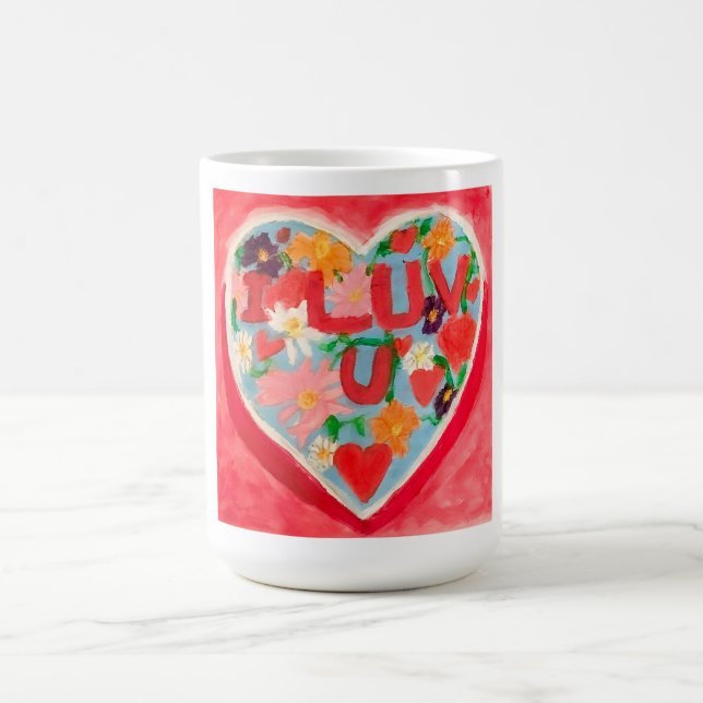 Caneca De Café Eu Amo Você (Centro)