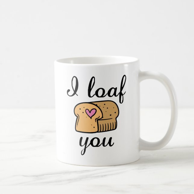Caneca De Café Eu Amo Você (Direita)