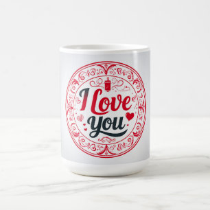 Caneca De Café Eu Amo Você
