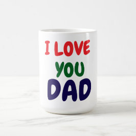 Caneca De Café Eu amo você Papai Elegante