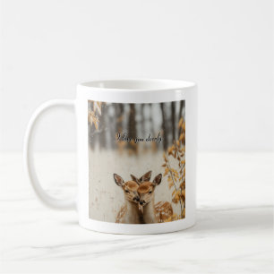 Caneca De Café Eu Amo Você Queridamente Gêmeos Filhotes