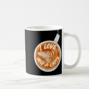 Caneca De Café Eu Amo Você Um Latte Valentines Café Cafeína Latt