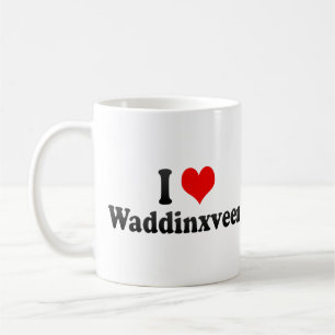Caneca De Café Eu amo Waddinxveen, Países Baixos