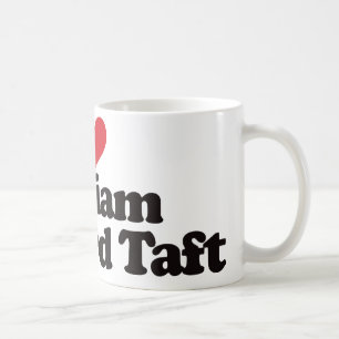 Caneca De Café Eu amo William Howard Taft