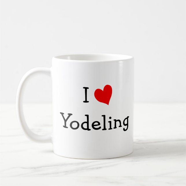 Caneca De Café Eu Amo Yodeling Mug (Esquerda)