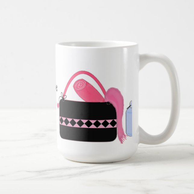 Caneca De Café Eu Amo Yoga com Acessórios de Yoga (Direita)