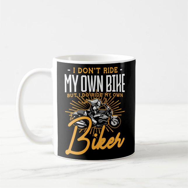 Caneca De Café Eu Ando De Biker (Esquerda)