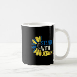 Caneca De Café Eu Apoio a Ucrânia 2025 Camisas Bandeira Ucraniana
