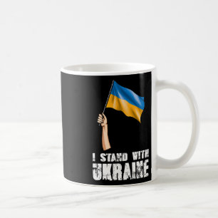 Caneca De Café Eu Apoio a Ucrânia Orgulho Ucraniano 1