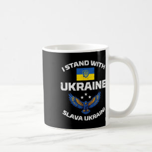 Caneca De Café Eu Apoio a Ucrânia Slava Ukraini Homens Ucranianos