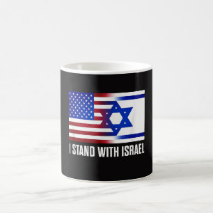 Caneca De Café Eu Apoio Israel Patriótico