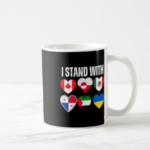 Caneca De Café Eu Apoio O Canadá Groenlândia México Panamá Gaza U