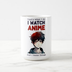 Caneca De Café eu assisto Anime