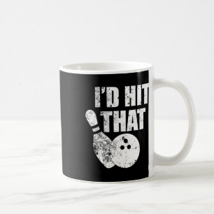 Caneca De Café Eu Atingiria aquela citação de Boliches engraçada 