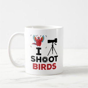 Caneca De Café Eu Atirei Pássaros Aves Vida Selvagem Fotógrafo