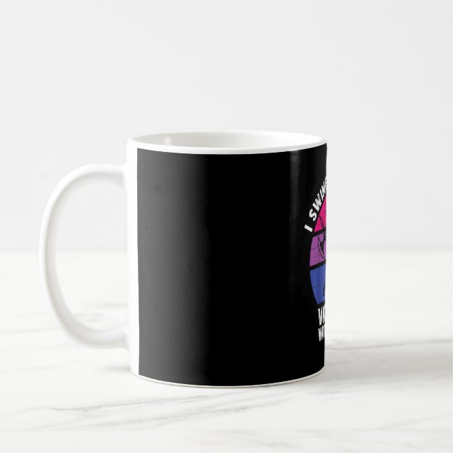 Caneca De Café Eu Balanço Ambas Maneiras Violentamente Com Um Ax  (Esquerda)