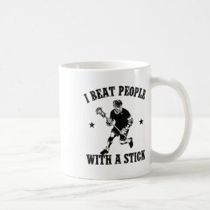 Caneca De Café Eu Bato Pessoas Com Um Vintage Lax De Vintage Engr