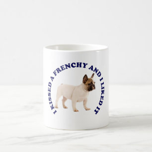 Caneca De Café Eu beijei um Buldoog Francês
