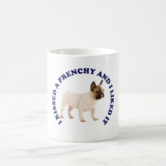 Caneca De Café Eu beijei um Buldoog Francês