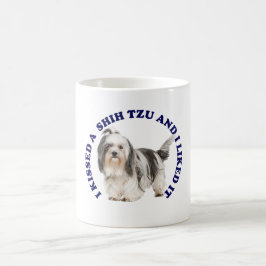 Caneca De Café Eu beijei um Shih Tzu