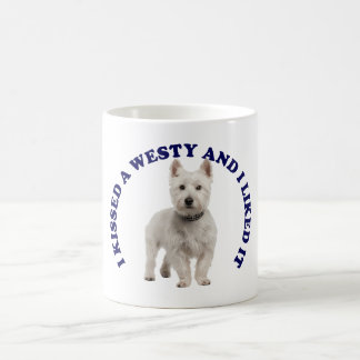 Caneca De Café Eu beijei um Terrier da Highland Ocidental