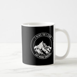 Caneca De Café Eu caminho para poder comer mais lanches Caminhada