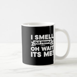 Caneca De Café Eu Cheiro Pessoas Velhas Oh Me Diverte 50º anivers