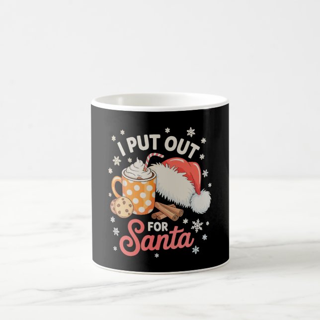 Caneca De Café Eu Coloco Biscoitos Para O Papai Noel Cacau Quente (Centro)