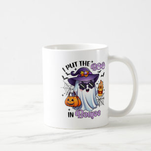 Caneca De Café Eu Coloquei O Boo Na Cabeça Do Dia de as Bruxas en