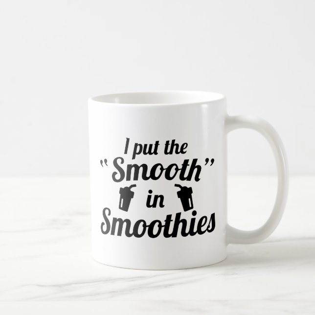 Caneca De Café Eu Coloquei O Suavizado Em Suavizinhos (Direita)