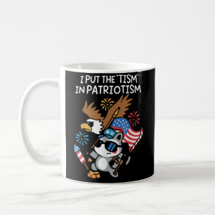 Caneca De Café Eu Coloquei o Tismo no Águia Atlética Patriotismo