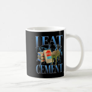 Caneca De Café Eu Comi Cimento Amaldiçoado Gato Engraçado Memória