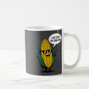Caneca De Café Eu Como Milho Da Maneira Longa Citação Divertida d