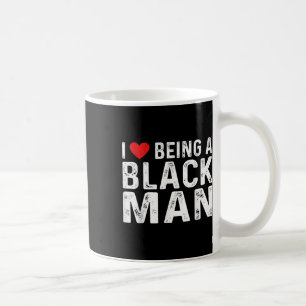 Caneca De Café Eu Coração Sendo Um Homem Negro Eu Adoro Ser Um Ho