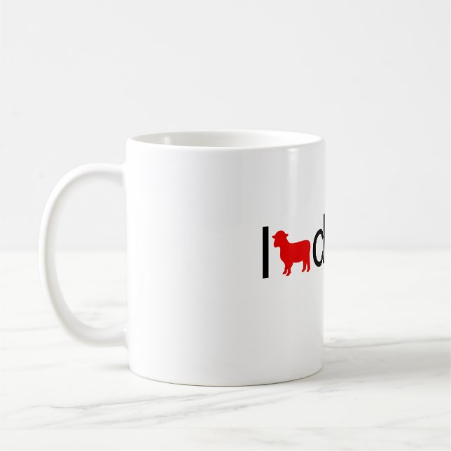 Caneca De Café Eu coro a clonagem (Esquerda)