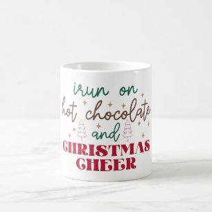Caneca De Café Eu Corro Em Chocolate Quente - Natal