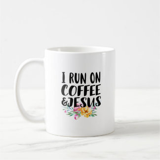 Caneca De Café Eu corro no café e em Jesus