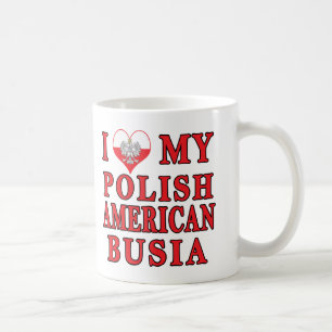 Caneca De Café Eu Corto Minha Busia Polonesa Americana
