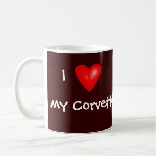 Caneca De Café Eu Corto Minha Corvette