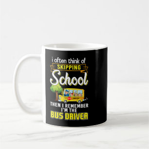 Caneca De Café Eu Costumo Pensar Em Ignorar A Escola Eu Lembro-Me