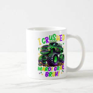 Caneca De Café Eu Cruzei Mardi Gras Bruh Monster Caminhão Mardi G