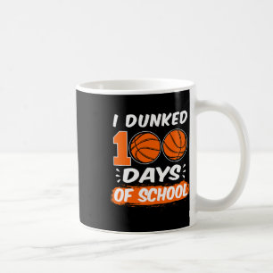 Caneca De Café Eu Dava 100 Dias De Basquete Escolar